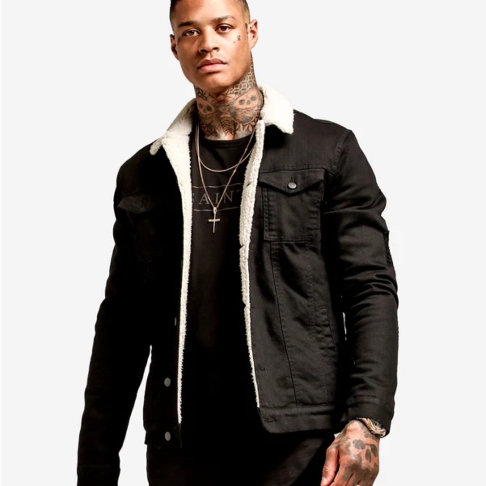 SAINT MORTA® SHERPA DENIM JACKET